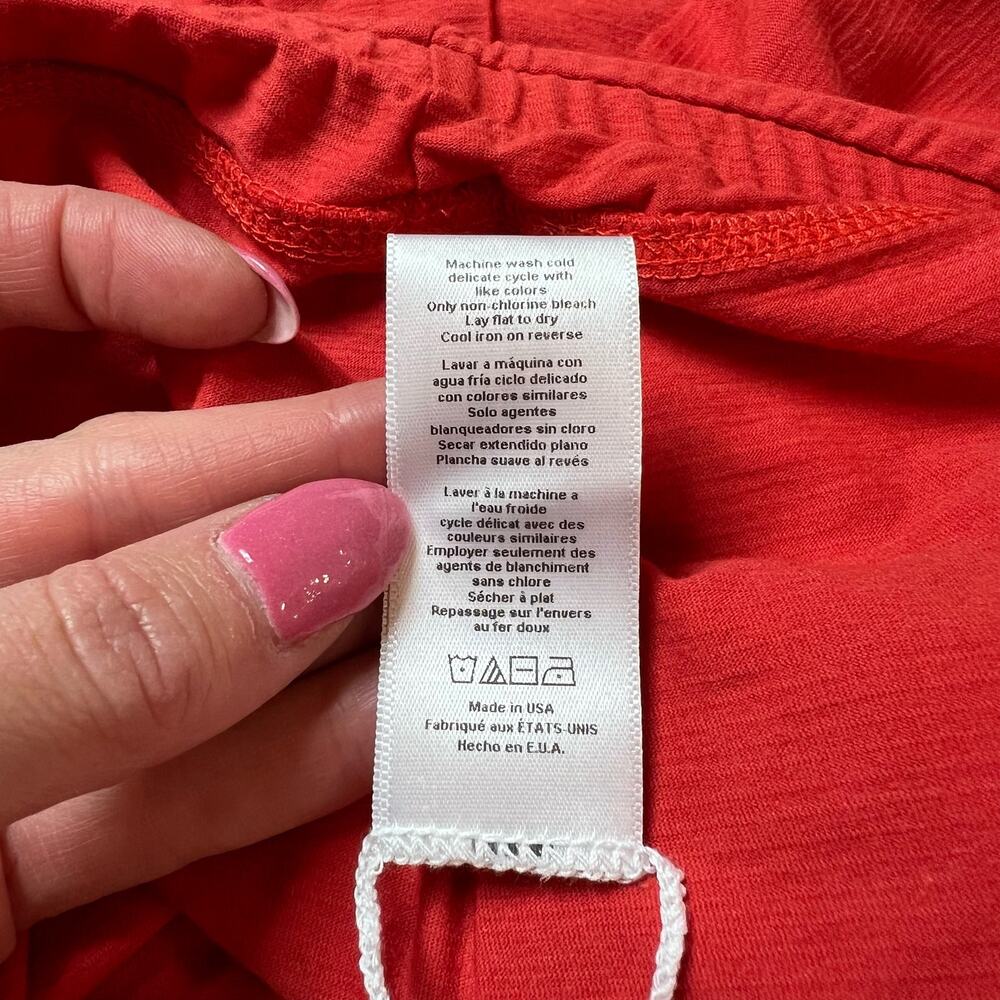 Lunya Cool Short Red Cotton Blend Lounge Sleep Shorts XL New In Packaging - Picture 9 of 12